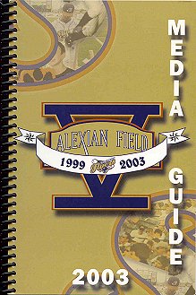 Schaumburg Media Guide '03