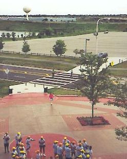 Photo of crosswalk to stadium