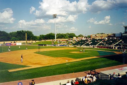 Photo of right field grandstand