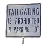 Photo of Tailgating prohibited sign