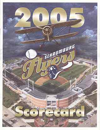 2005 Schaumburg Flyer scorecard