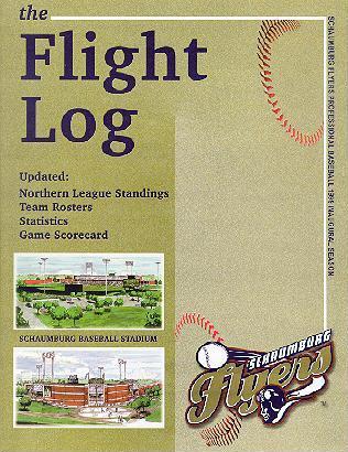 Schaumburg Flyers Scorecard '99