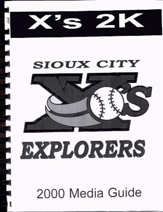 Sioux City Explorers Media Guide '00
