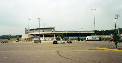 Photo of stadium from south parking lot