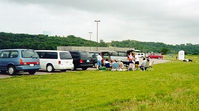 Photo of fans tailgating