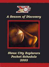Sioux City Explorers '03
