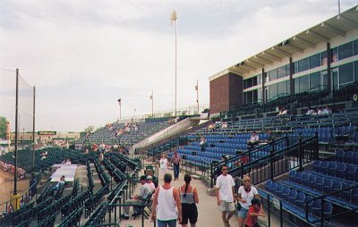 Photo of grandstand seating