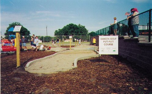 Photo of grass free mini-golf