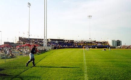 Old photo down first base line