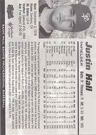 St. Paul Saints back of card