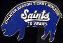 St. Paul Saints 10-yr Season Ticket Holder pin