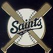 St. Paul Saints crossed bats pin