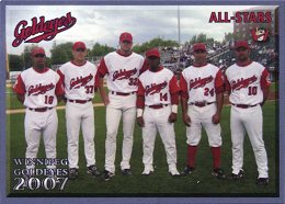 2007 Winnipeg Goldeyes All Stars card