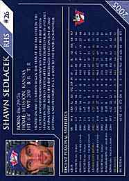 Winnipeg Goldeyes back of card