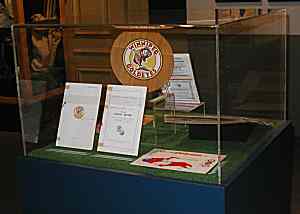 Photo of old Goldeyes memorabilia