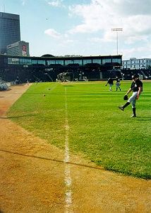 Photo down first base line