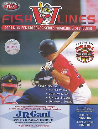 Winnipeg Goldeyes '01 Fishlines